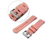 Tuff Luv C9-67 Silicone Strap with Wristband & Clasp for Fitbit Charge 2 - Pink