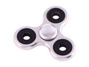 Tuff Luv H5-30 Trio Metal Alloy Gyro Fidget Spinner with Steel Bearings - Silver Assassin