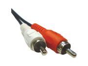 2 x RCA Audio Right Left Stereo Male to Male Cable 12 Feet