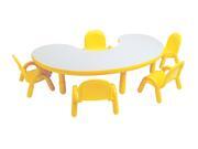 Baseline Tables Teacher/kidney 38"x65"x14 -canary Pyow