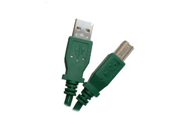 GREEN USB 2.0 Compliant A to B 6 feet High Speed USB Cable to connect USB Devics to a hub or computer