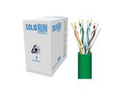 SolidRun by Sewell Bulk Cat6 Cable UTP 1000 ft. Green Pull Box