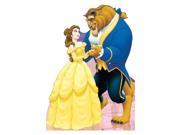 Advanced Graphics Belle and Beast Lifesize Wall Decor Cardboard Standup Cutout Standee Poster 72 X56