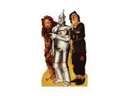 Advanced Graphics Lion Tinman and Scarecrow Wizard of Oz Lifesize Wall Decor Cardboard Standup Cutout Standee Poster