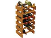 Wooden Mallet Dakota 18 Bottle Stacking Wine Bottle Storage Holder Rack Organizer