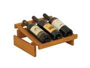 Dakota 3 Bottle Stacking Wine Bottle Storage Container Holder Display Organizer