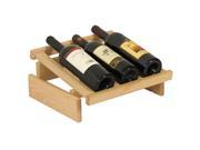 Dakota 3 Bottle Stacking Wine Bottle Storage Container Holder Display Organizer