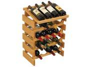 Dakota 20 Bottle Stacking Wine Bottle Storage Container Rack With Display Top