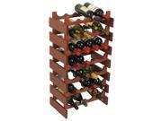 Dakota 28 Bottle Stacking Wine Bottle Storage Container Holder Rack Organizer