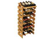 Dakota 32 Bottle Stacking Wine Bottle Storage Holder Rack With Display Top