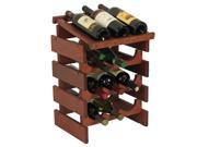 Dakota 12 Bottle Stacking 4 Shelf Wine Bottle Storage Rack With Display Top