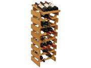 Dakota 24 Bottle Stacking 7 Shelf Wine Bottle Storage Rack With Display Top