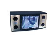 Pyle Dual 12 2 Way 1200 Watt Bandpass w Blue Woofer Rings