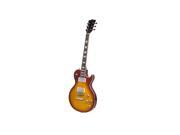 Monoprice Route 66 Modern Solid Body Electric Guitar - Honey Burst