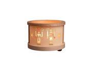 Richard Glaesser Tea Light "luminary" - Angel/miner - 2.5"h X 3"w X 3"d