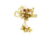 Bulk Buys 8" Christmas Bells Hanging Decoration Pack Of 25