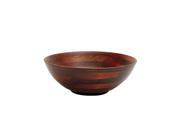 Lipper International Home Kitchen Accessories Cherry Finished Salad Bowl 13 3 4 Footed