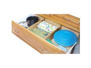 Lipper International Home Kitchen Accessories Bamboo Set Of 2 Deep Kitchen Drawer Dividers