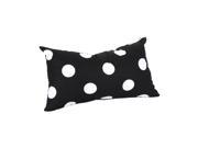 Majestic Home Goods Black Large Polka Dot Small Pillow