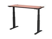 Table Top Height Adj 60 x24 Cherry