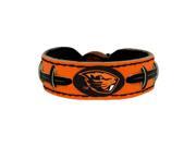 Oregon State Beavers Team Color NCAA Gamewear Leather Football Bracelet