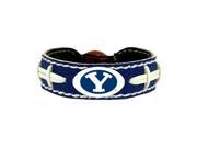 BYU Cougars Team Color NCAA Gamewear Leather Football Bracelet