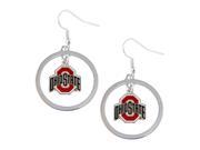 Ohio State Buckeyes Hoop Logo Earring Set NCAA Charm