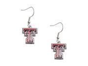 Texas Tech Raiders Dangle Logo Earring Set NCAA Charm Gift