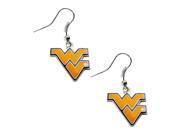 West Virginia Mountaineers Dangle Logo Earring Set NCAA Charm Gift