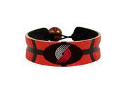 Portland TrailBlazers Team Color NBA Gamewear Leather Basketball Bracelet