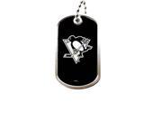 Pittsburgh Penguins Dog Tag Domed Necklace Charm Chain NHL