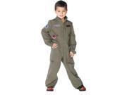 A cool fighter pilot!. He'll soar through the skies of his imagination as an air force hero this Halloween! The Top Gun - Flight Suit Toddler / Child Costume includes a one-piece military green front zip flight suit that features cool pilot patches. Size: Medium (7-10). Includes: Flight suit. Does not include: Shoes. This is an officially licensed Top Gun costume. Material: Polyester. Care Instructions: Hand Wash. Air Shippable: Yes. Return Eligible: Yes. Available International.ly: Yes. Gender: Unisex Age: Adult Occasion: Everyday Size: M Color: As Shown