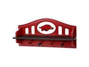 Arkansas Razorbacks Shelf With Pegs