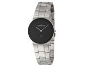 Skagen, Modern, Men's Watch, Stainless Steel Case, Stainless Steel Bracelet, Quartz (Battery-Powered), O430LSXB Style: Casual Shape: Round Oval Material: Stainless Steel Dial Color: Black Movement: Quartz Band Length: 8 Water-Resistant: 30m Power: Battery