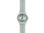 Swatch Silver Effect Grey Silicone Ladies Watch YGS4032