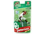 Adrian Peterson as an Oklahoma Sooner! All Day Adrian Peterson! Set NCAA freshman rushing record in 2004! This offically licensed collegiate action figure of Adrian Peterson 2 stands approximately 6-inches tall