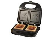 *Make a fan-tastic meal with the San Francisco Giants Logo Sandwich/Waffle Press*Features include: Lock down lid for even cooking*Non-stick removable cooking plates*Indicator lights let you know when it is ready to use*Brand new in manufacturer packaging; Official licensed productMake some "fan-cakes" with this awesome sandwich press/waffle grill