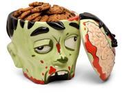 Oh boy! Zombie brains! The Zombie Head Ceramic Cookie Jar is perfect for cookies or candy