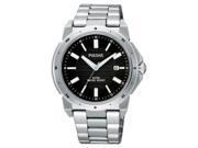 EAN 4894138000249 product image for Mens Pulsar Stainless Steel Black Dial Date 10ATM Casual Watch PG8149 | upcitemdb.com