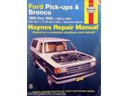 Ford Pick ups Bronco 1980 thru 1996 2WD 4WD Full Size F 100 thru F 350 Gaso