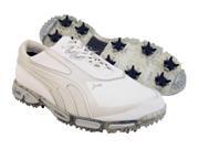 New 2013 Puma Amp Cell Fusion SL Limited Edition Golf Shoes White/Silver 12 M