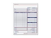 Adams NC2817 Contractor Form 100 Sheet s 2 Part 8.50 x 11.43 Form Size 1 Each