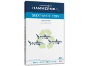 Great White Recycled Copy Paper 92 Brightness 20lb 11 x 17 500 Sheets Ream