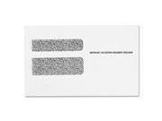 Double Window Tax Form Envelope for W 2 Laser Forms 9x5 5 8 50 Pack
