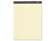 Tops 63956 Docket Ruled Perforated Pads Gold Legal 8 1 2 x 11 3 4 Canary 50 Sheets 6 Pk