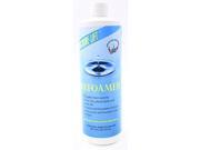 â€¢ 16 OUNCEâ€¢ Eliminates foam quickly.â€¢ Safe for fish, plants, birds and aquatic life.â€¢ For ponds and fountains of all sizes.â€¢ Leaves ponds and fountains clean and clear