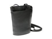 Royce Leather Vaquetta Petite L-zip Crossbody Bag