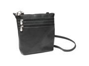 Royce Leather Vaquetta Zip Around Crossbody Bag