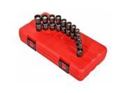 1825 11 Piece 1 4 in. Drive 12 Point Metric Magnetic Universal Impact Socket Set
