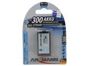 Ansmann 5035453 Ansmann 9V 300 mAH rechargeable batteries by